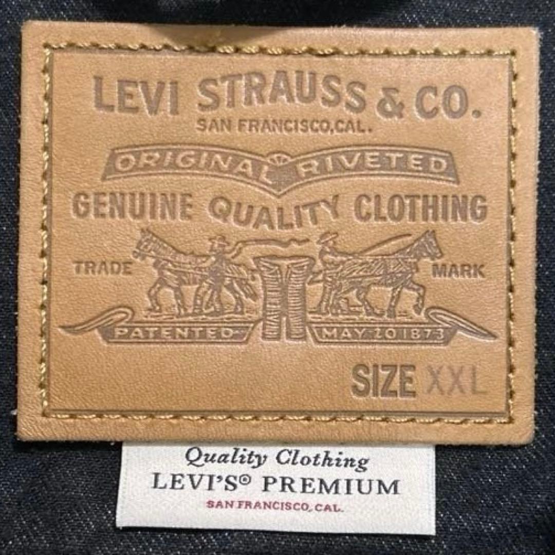 XXLサイズ Levi's×EDIFICE 別注 デニムジャケット ブラック