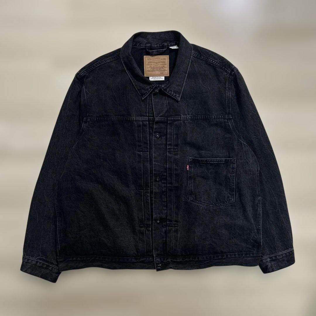 XXLサイズ Levi's×EDIFICE 別注 デニムジャケット ブラック