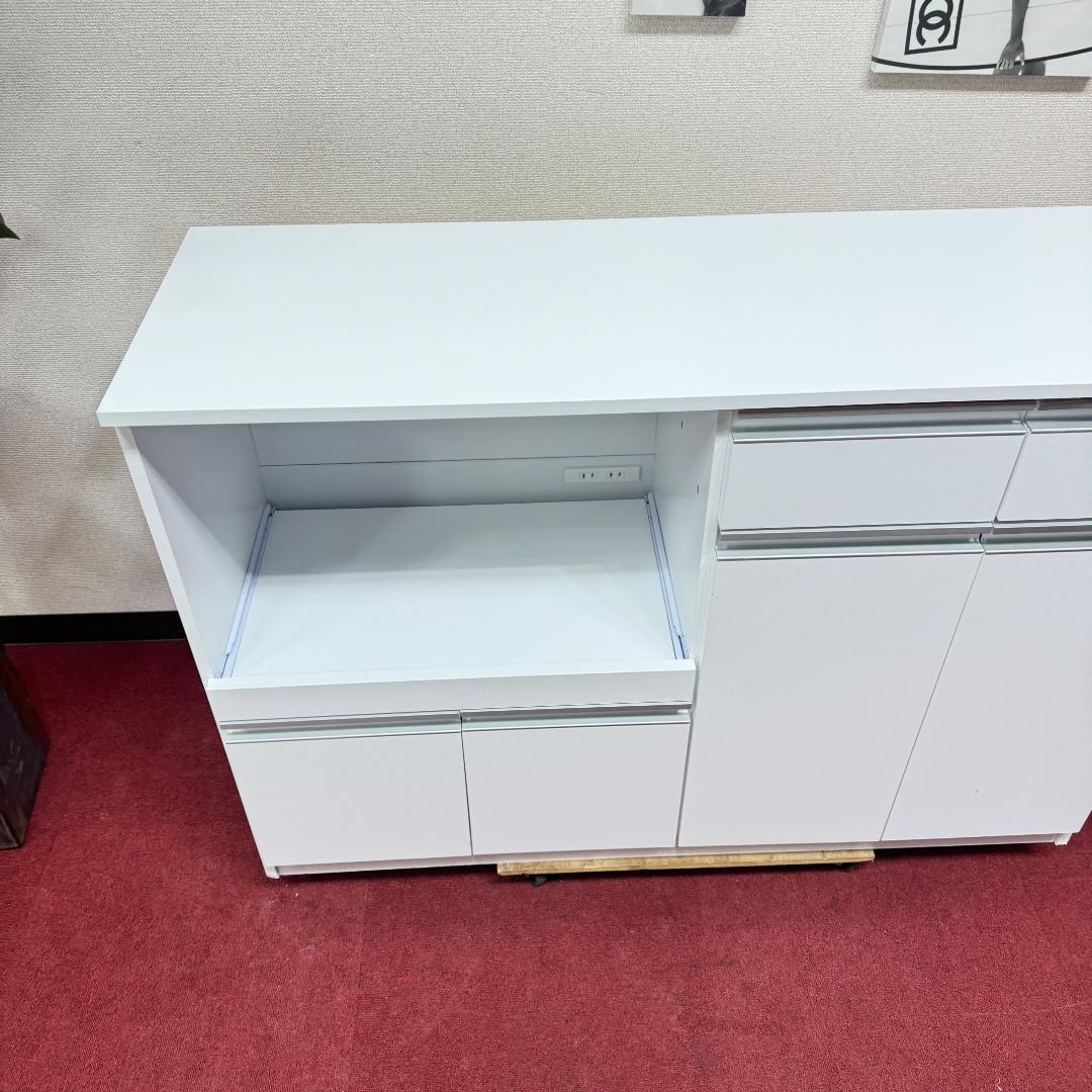 東京23区送料無料　美品キッチンカウンター　スリム レンジ台 コンセント付