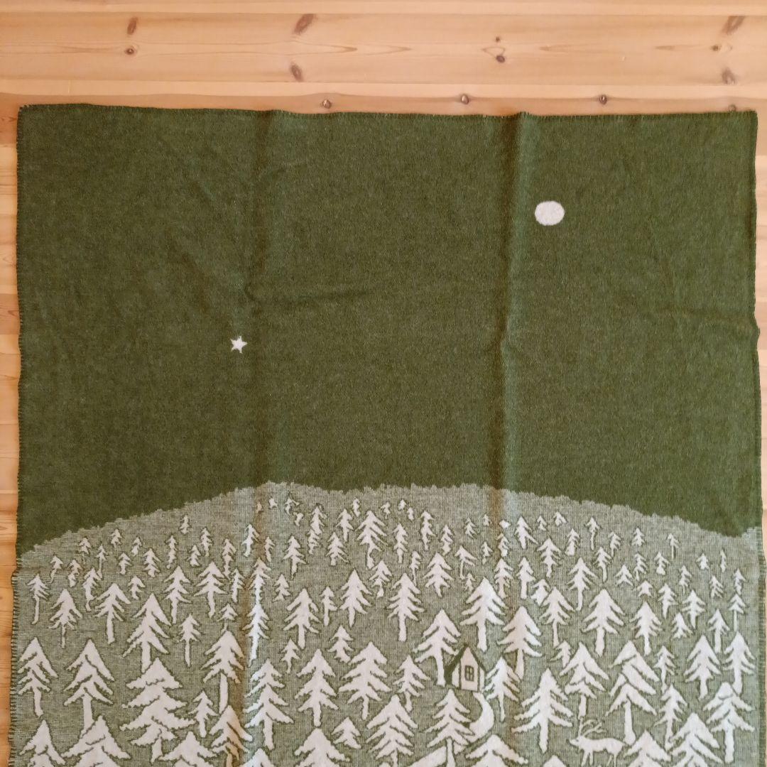 KLIPPAN ウールブランケット HOUSE IN THE FOREST