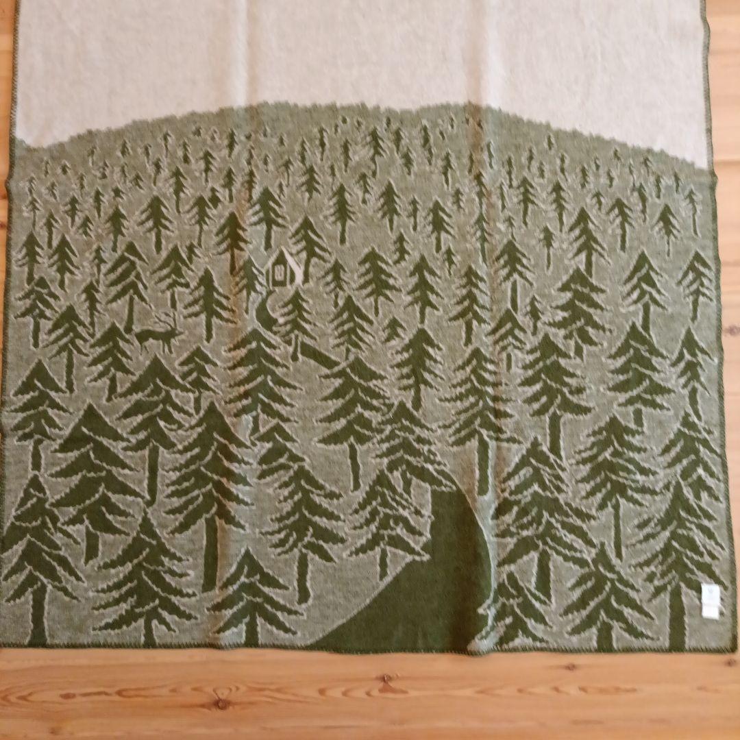 KLIPPAN ウールブランケット HOUSE IN THE FOREST
