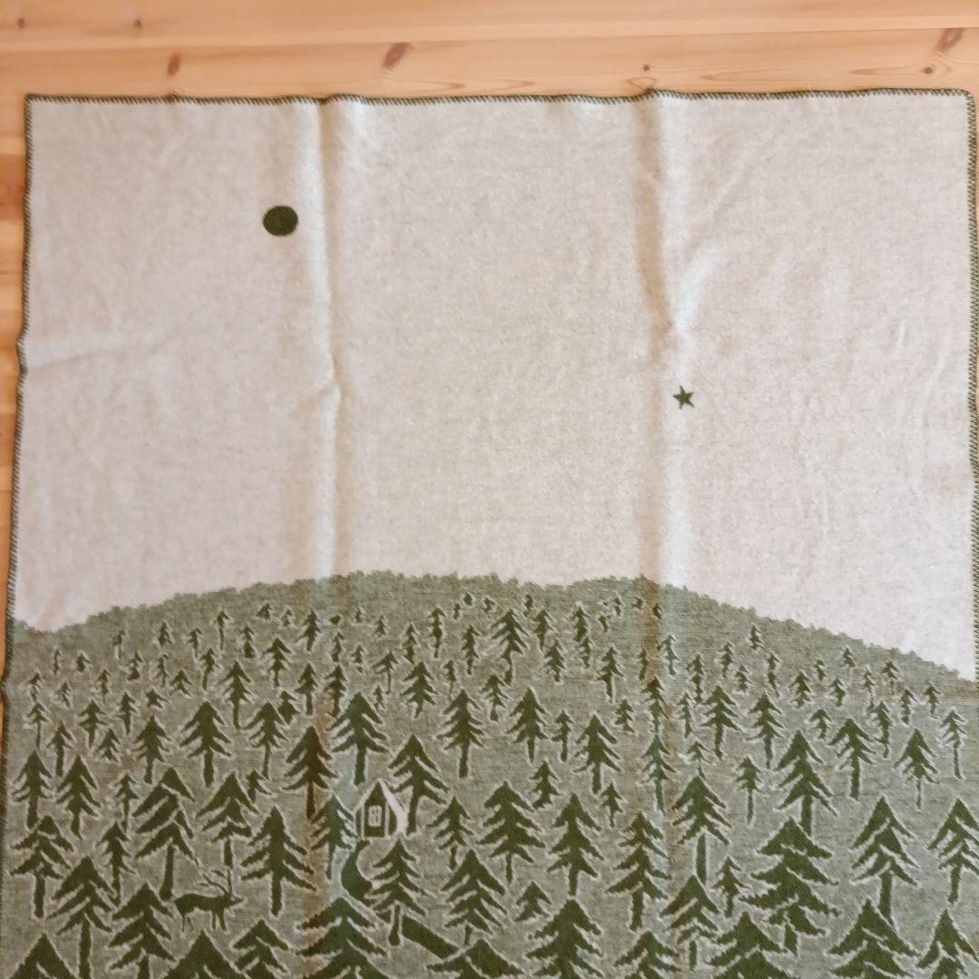 KLIPPAN ウールブランケット HOUSE IN THE FOREST