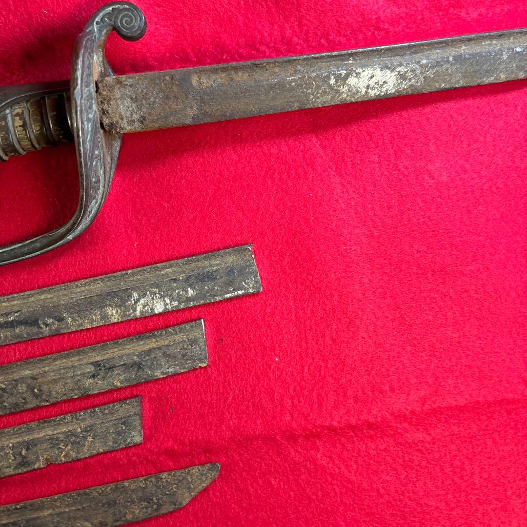 指揮刀　切断済み　アンティーク　刃無し　旧日本軍？　旧日本警察？