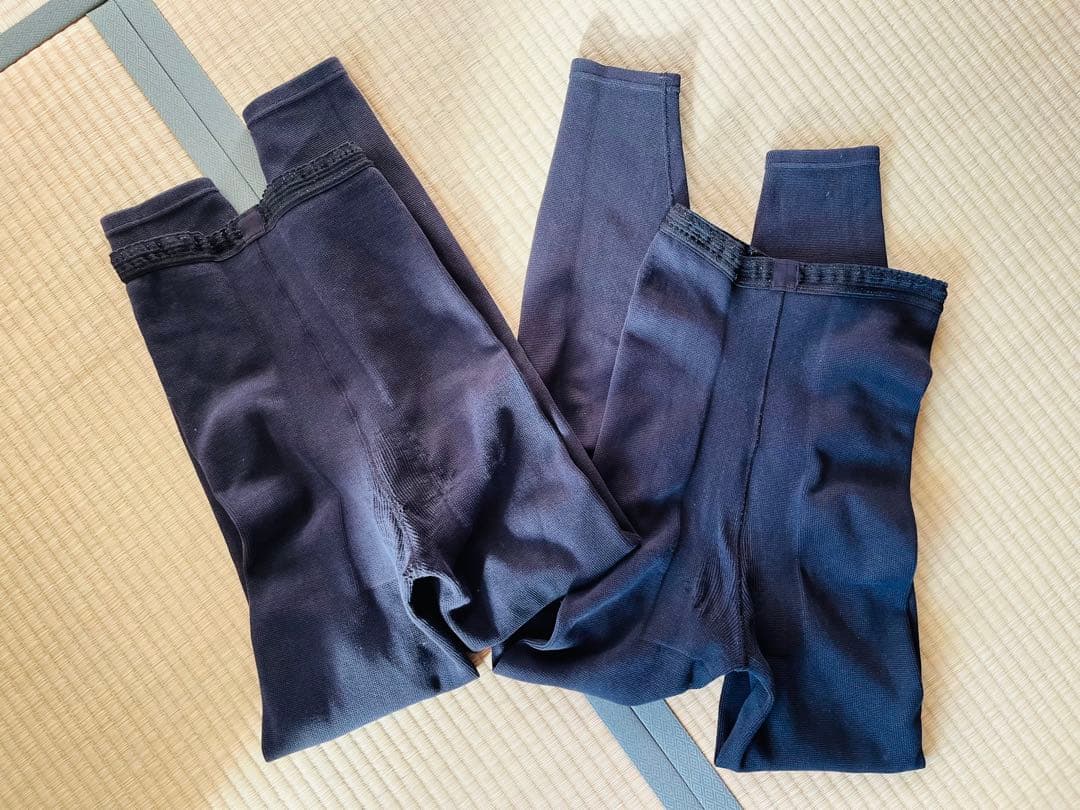 中古☆プウアボーテ☆光電子スパッツサポーター☆Lサイズ×2枚