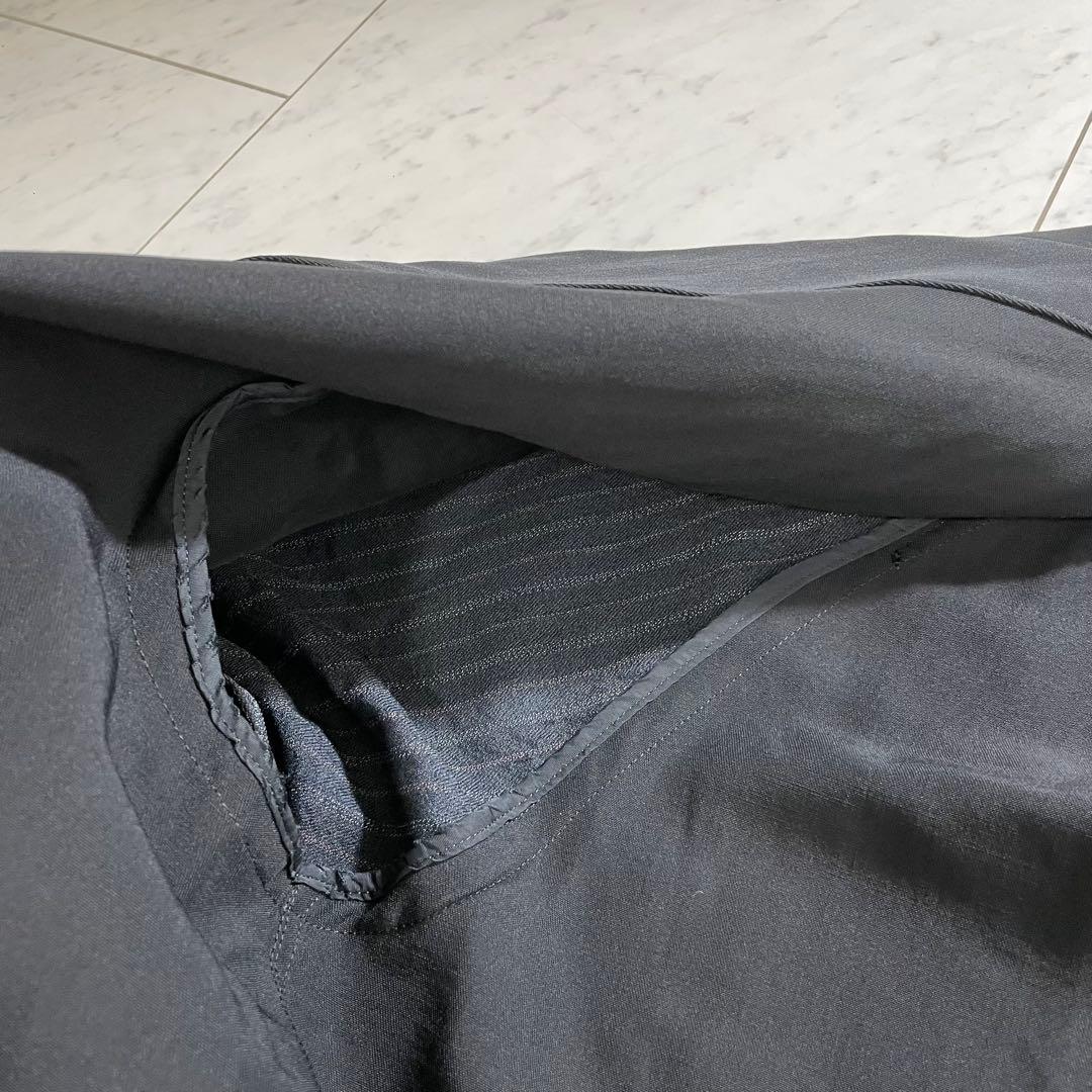 コムデギャルソンオムプリュス ロングコート 異素材切り替え AD1992 M 黒