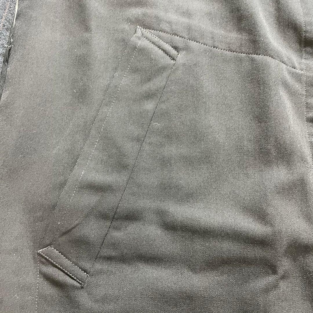 コムデギャルソンオムプリュス ロングコート 異素材切り替え AD1992 M 黒