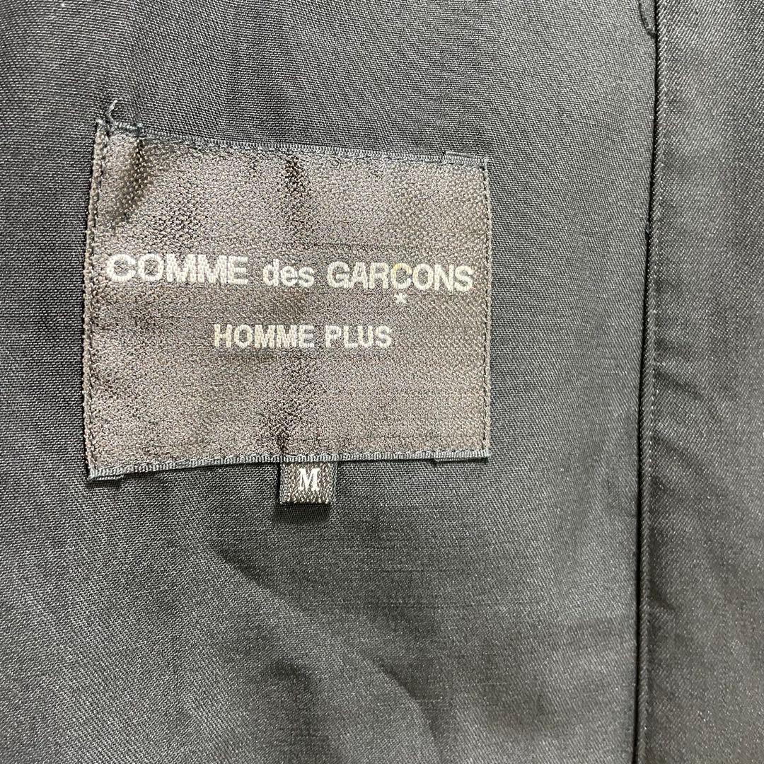 コムデギャルソンオムプリュス ロングコート 異素材切り替え AD1992 M 黒