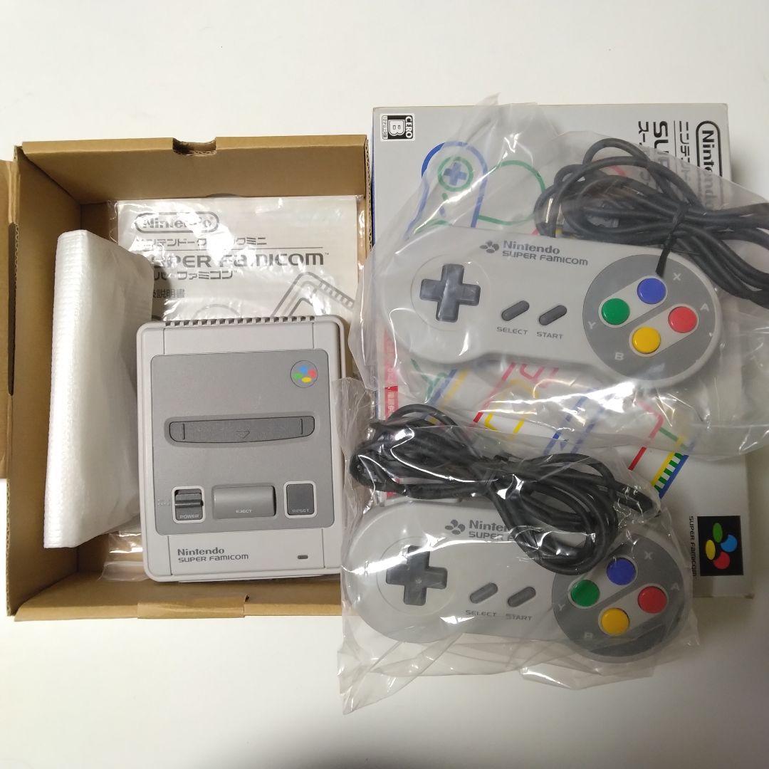 ゲーム機3点セット　プレステクラシック　スーファミ　ファミコンミニ　欠品あり