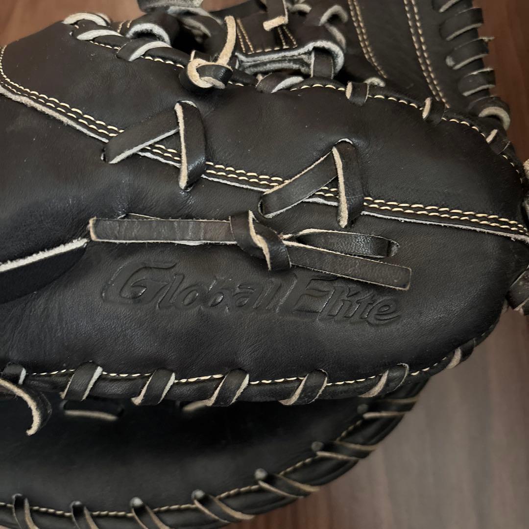Mizuno Global Elite ファーストミット ブラック軟式用