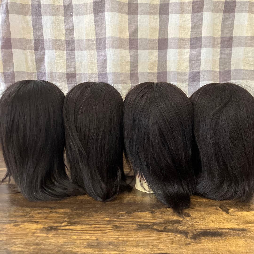 美容師実技試験対応 練習用ウィッグ 4体