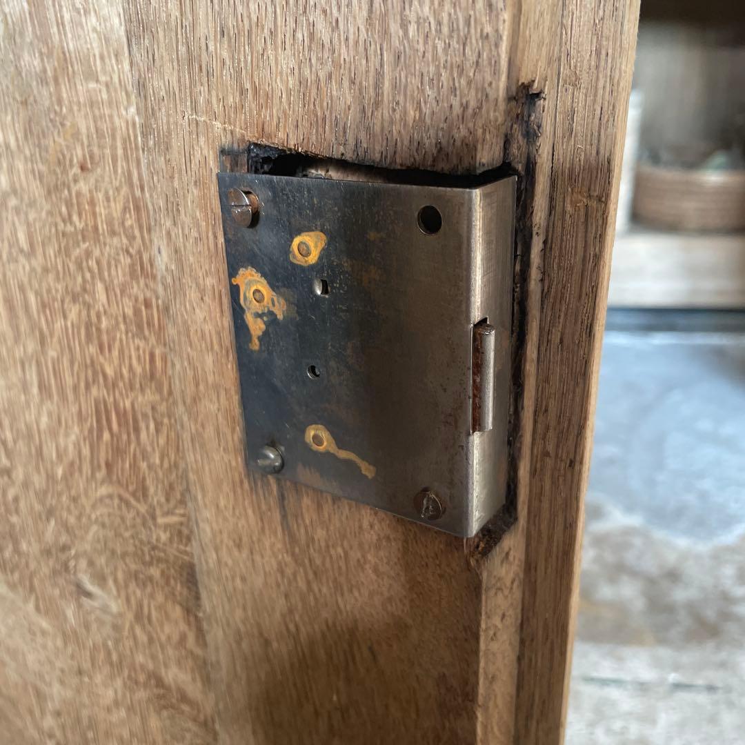 年末・年始SALE ビンテージ ガラス収納キャビネット ショーケース 食器棚