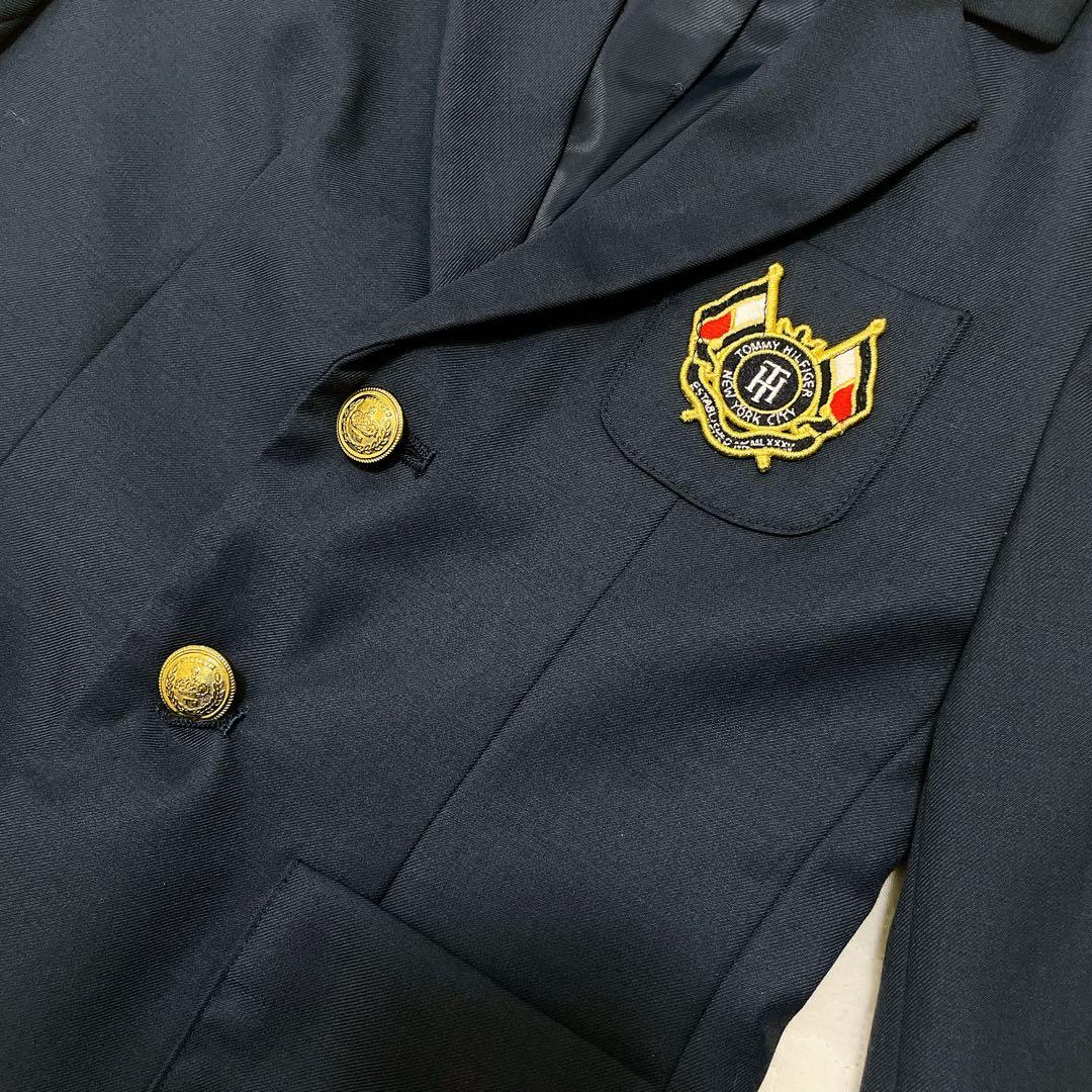 極美品　トミーヒルフィガー　スーツ　セットアップ　3点セット　ネイビー　120
