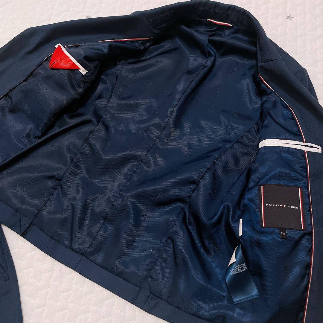 極美品　トミーヒルフィガー　スーツ　セットアップ　3点セット　ネイビー　120