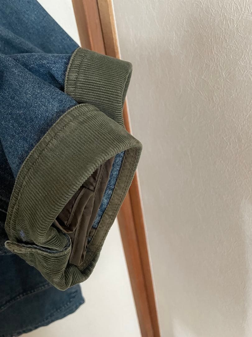 l.l.bean デニム　カバーオール　US M ブランケット　ハンティング