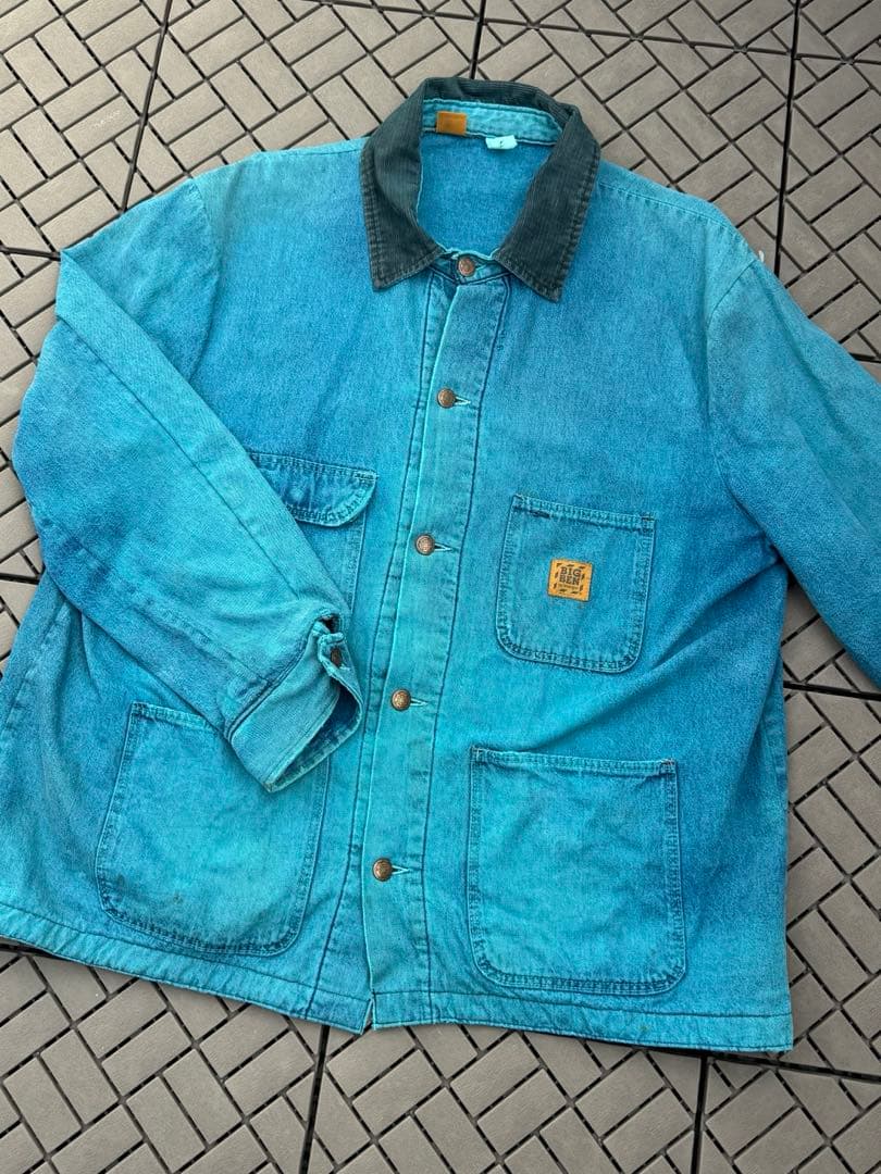 人気 希少カラー 80's BIG BENデニムカバーオール ビッグベン