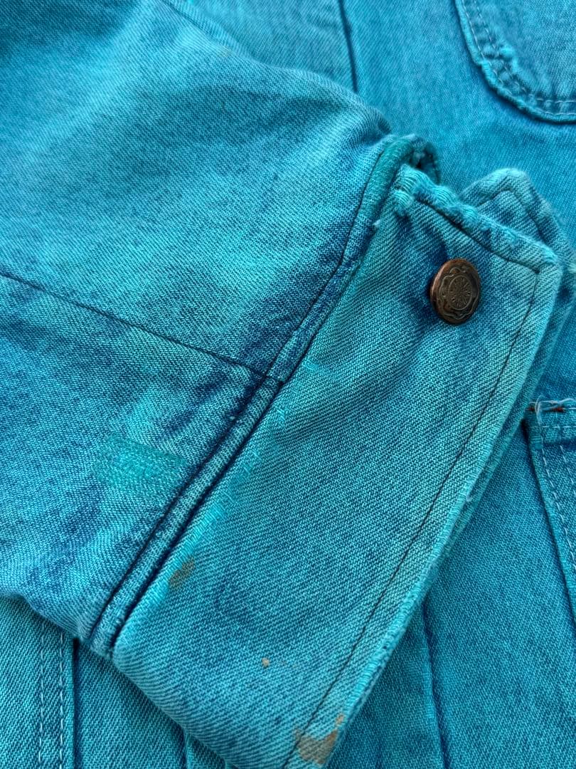 人気 希少カラー 80's BIG BENデニムカバーオール ビッグベン