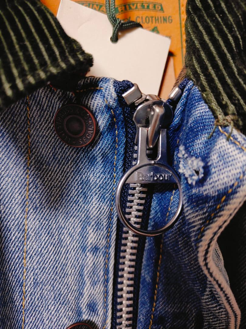 Levi's × Barbour type ii denim jacket S