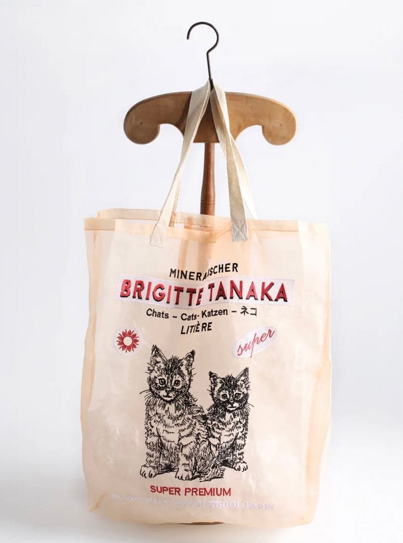 brigitte tanaka ブリジットタナカ CHAT CAT エコバッグ