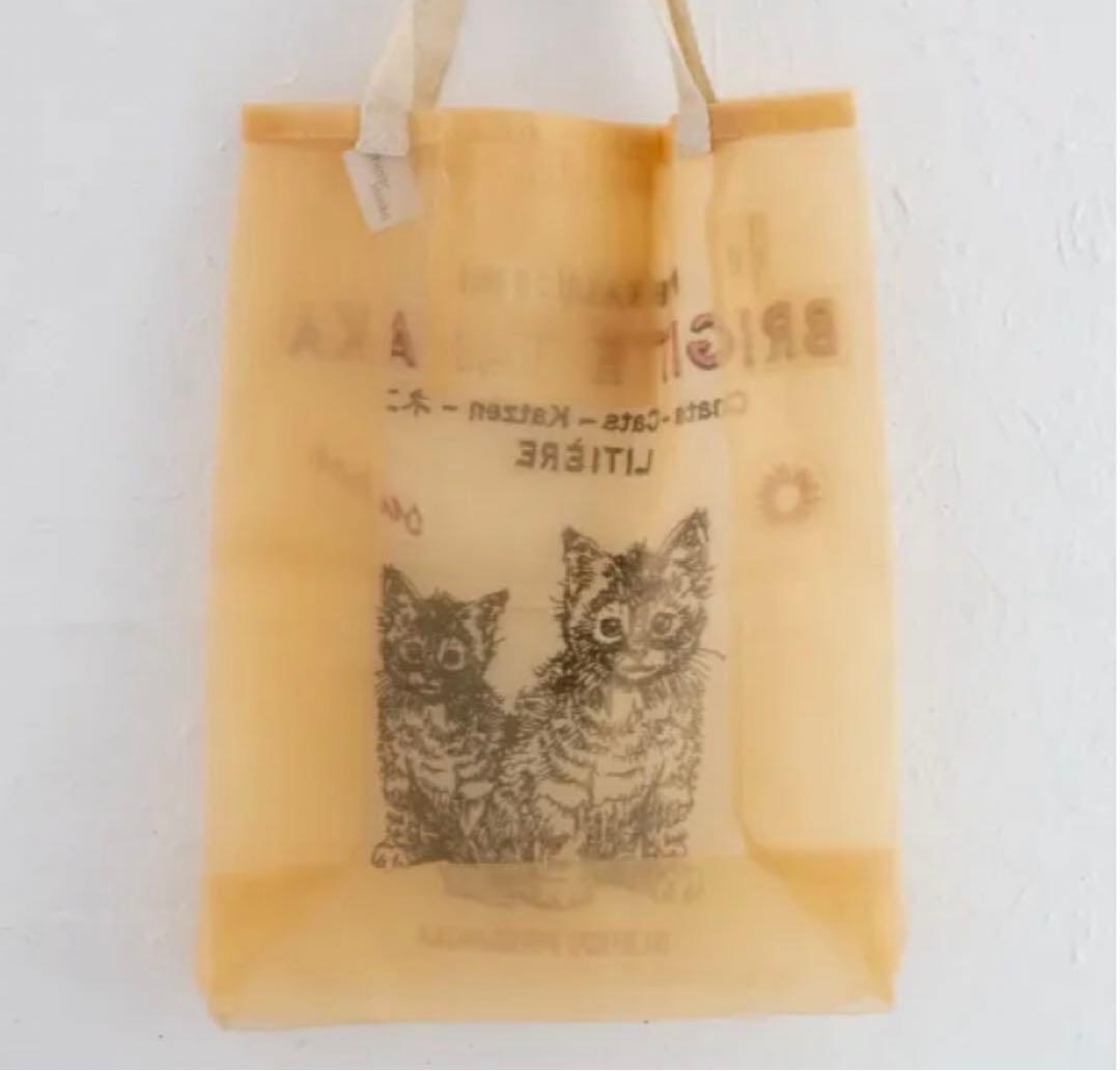 brigitte tanaka ブリジットタナカ CHAT CAT エコバッグ