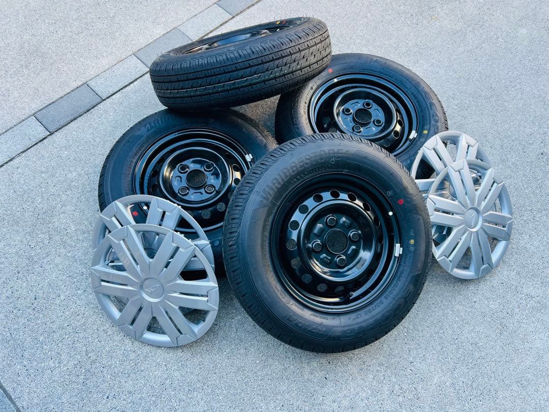 ★納車外し★軽バン　軽トラ　タイヤ　ホイールセット　145/80R12 LT★