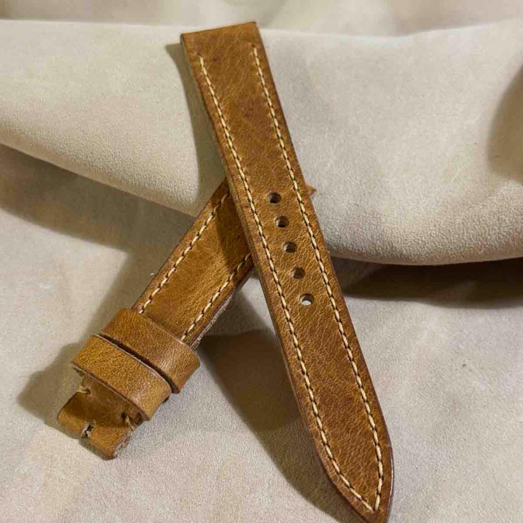 hor-228 HORWEENダービー ナチュラル 腕時計ベルト ラグ幅19mm