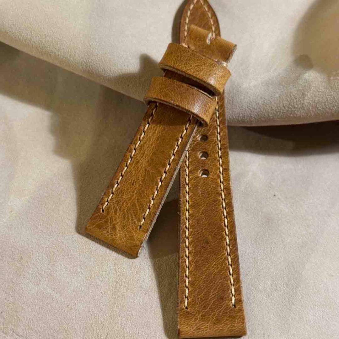 hor-228 HORWEENダービー ナチュラル 腕時計ベルト ラグ幅19mm