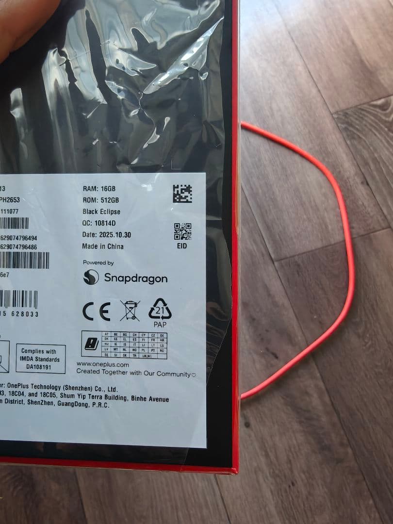 スマートフォン本体 Oneplus 13 Global 512gb Black