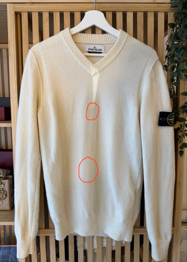 Stone  Vネックニット