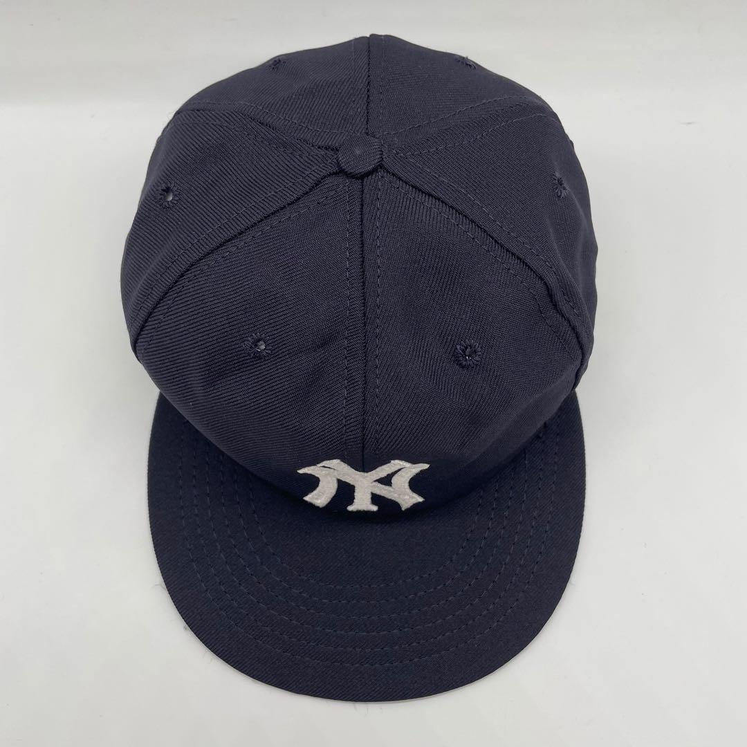 【超希少】80s ヤンキース キャップ ANNCO つば裏緑 ビンテージ 美品