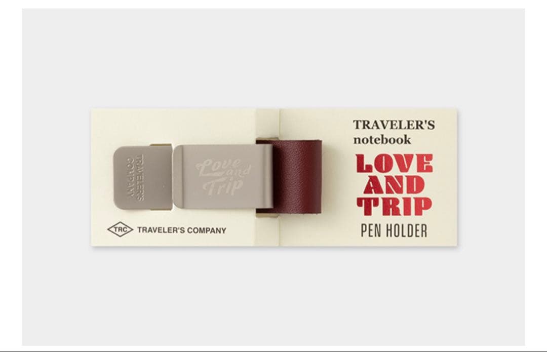 【新品】トラベラーズノート Rサイズ &ペンホルダーLOVE AND TRIP