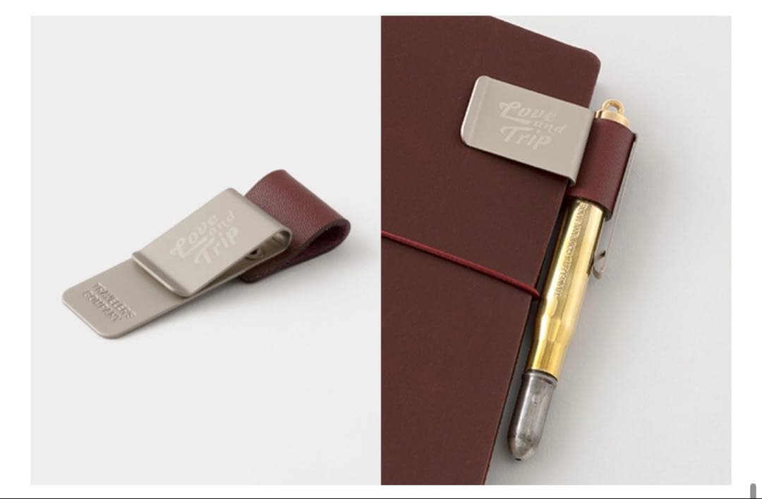 【新品】トラベラーズノート Rサイズ &ペンホルダーLOVE AND TRIP