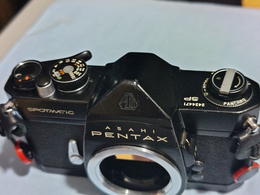 整備済み、ペンタックス SP／SP2／SP2の3台、フィルム、ケース、ストラップ