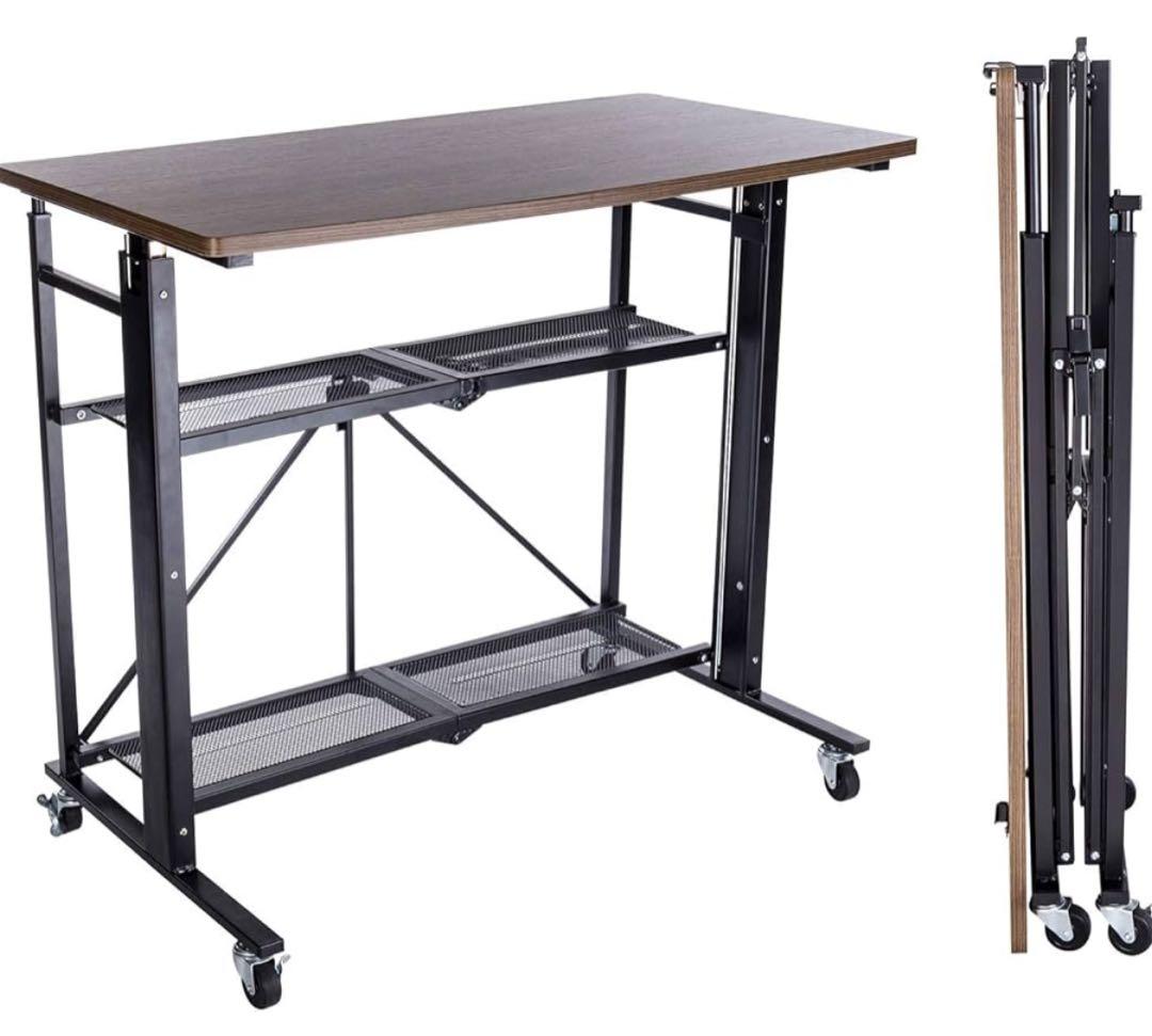 E-WIN スタンディングデスク 高さ調整 テーブル PC 在宅 SD92-BK