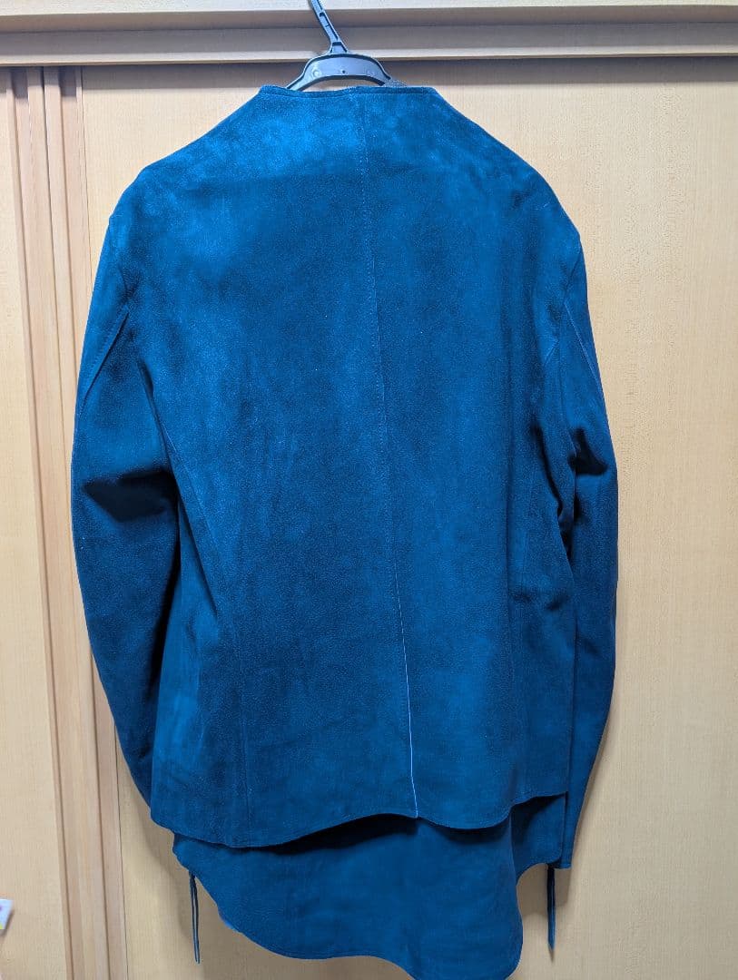 askyy スエード ノーカラージャケット 桜井着用