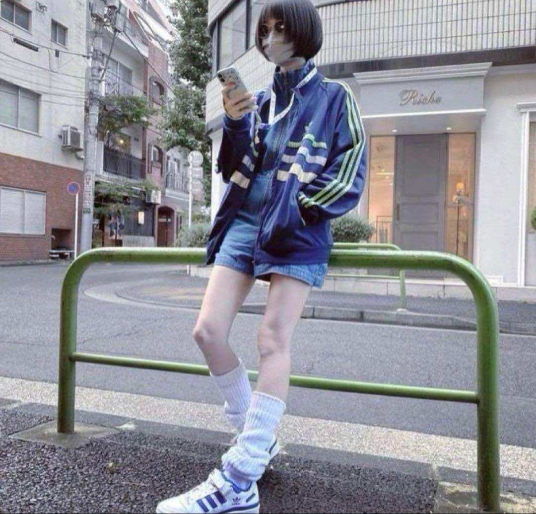 【美品】adidas アディダス Adicolor Denim Jumpsuit