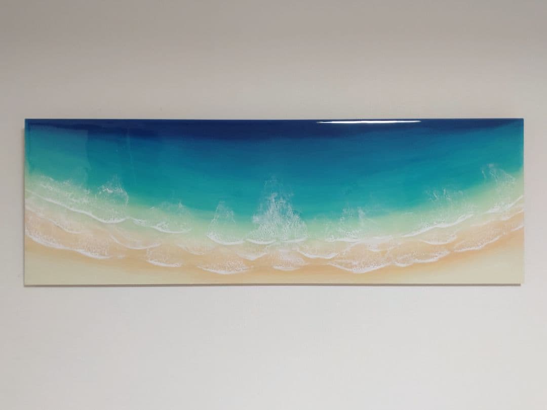 レジンアート(Okinawa Blue・Plate type・900×300)
