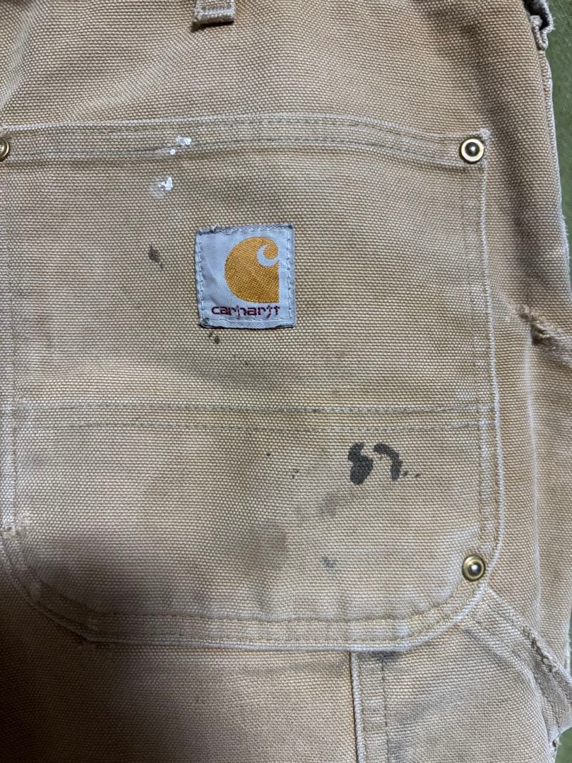 ま*ん様 最終値下げ　USA製　カーハート ダブルニーペインターパンツ 鬼フェー