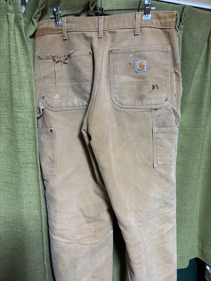 ま*ん様 最終値下げ　USA製　カーハート ダブルニーペインターパンツ 鬼フェー