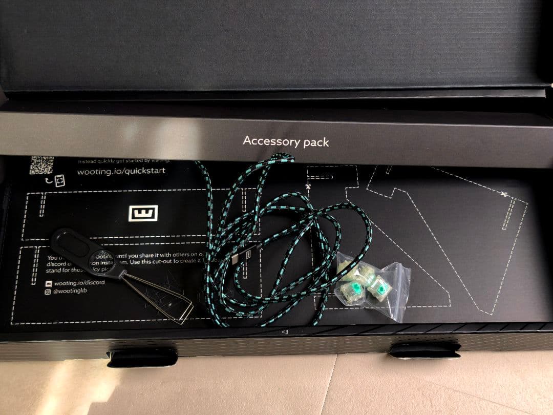 Wooting two HE　専用リストレスト付　ラピッドトリガー