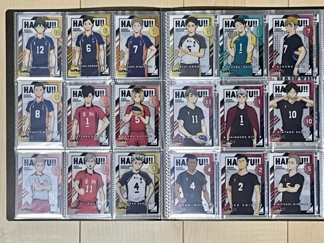 ハイキュー クリアカードコレクション1・2・3 全142種 黒①
