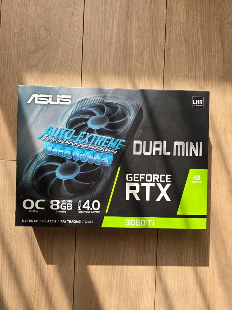 グラフィックボード・グラボ・ビデオカード ASUS RTX3060Ti OC 8GB (Dual Mini)