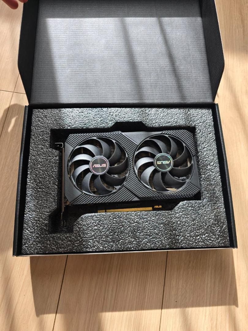 グラフィックボード・グラボ・ビデオカード ASUS RTX3060Ti OC 8GB (Dual Mini)