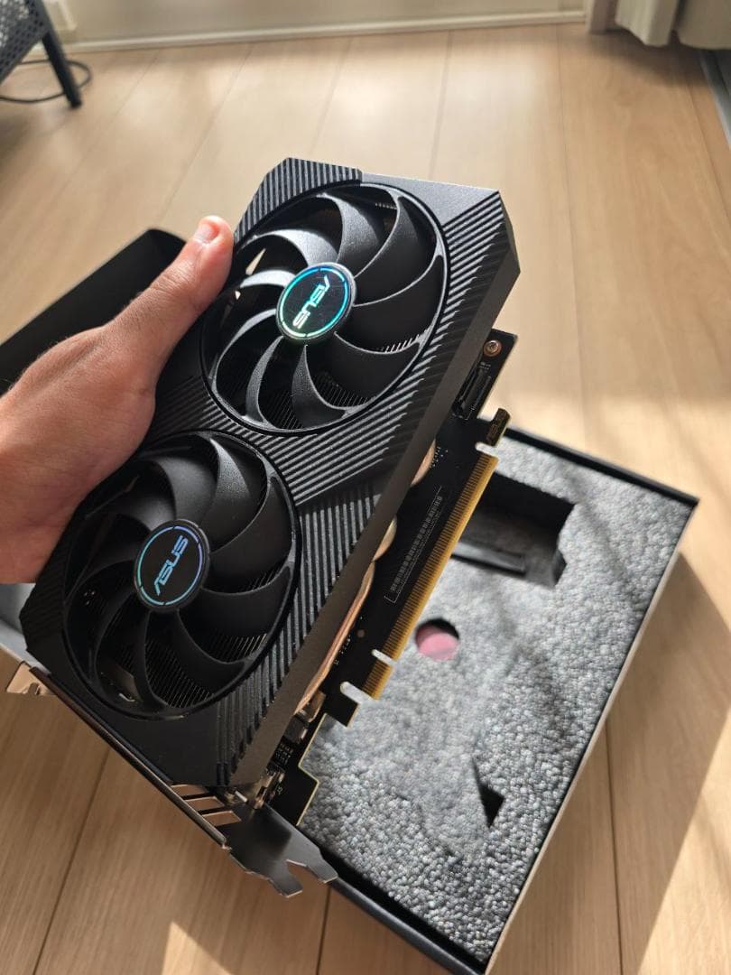 グラフィックボード・グラボ・ビデオカード ASUS RTX3060Ti OC 8GB (Dual Mini)