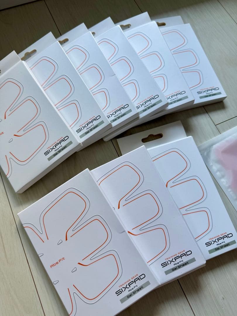【みゃあ♡】シックスパッド専用　アブズフィット高電導ジェルシート　56枚