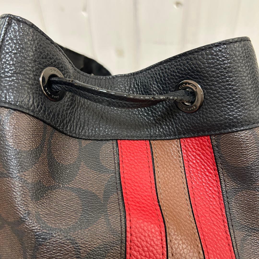 ⭐️美品⭐️コーチ ハドソン レーサーストライプ リュック バックパック メンズ