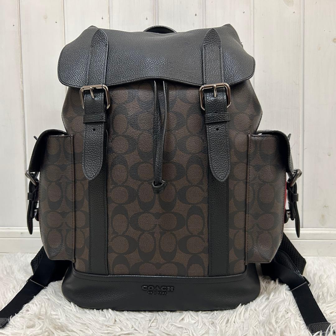 ⭐️美品⭐️コーチ ハドソン レーサーストライプ リュック バックパック メンズ