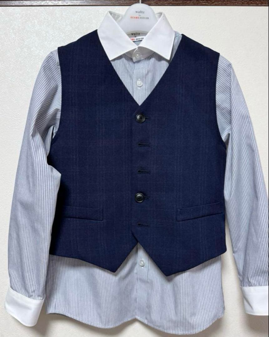 お値下　男子スーツ 140 着用1回美品　BEAMS Design