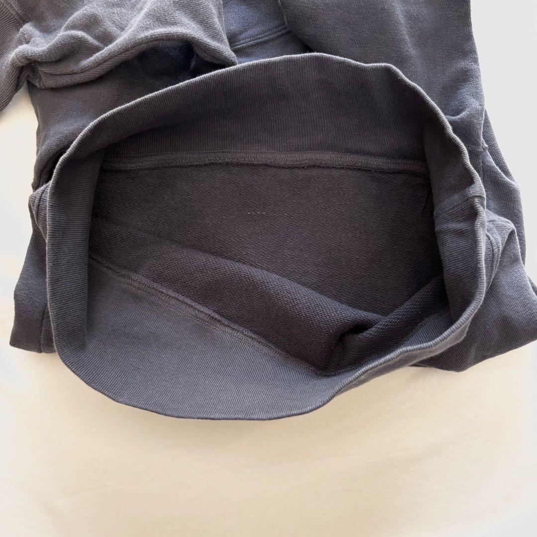 美品☆キャピタルSURF フード付き　肉厚パーカー チャコールグレー　0サイズ