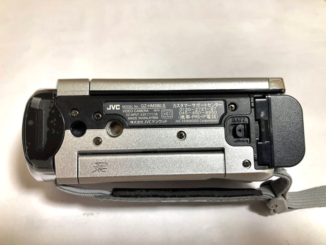 JVC ケンウッドGZ-HM390-S Everio バッテリ2個 SDカード付