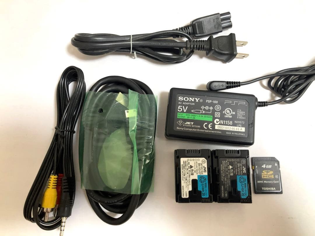 JVC ケンウッドGZ-HM390-S Everio バッテリ2個 SDカード付